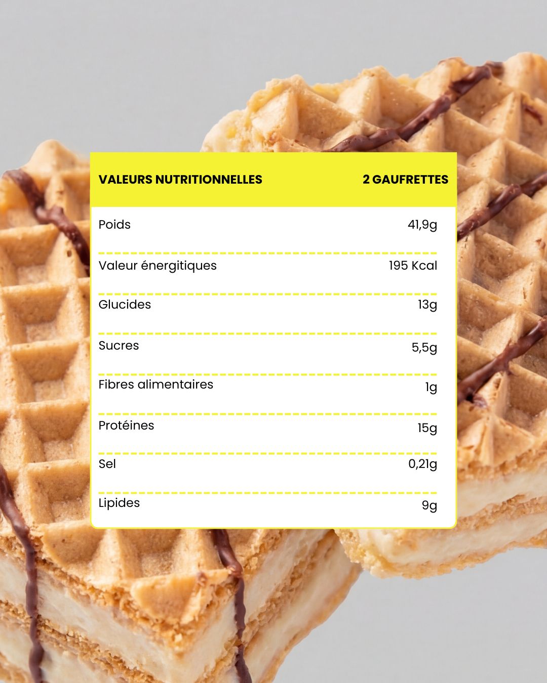 Vanilla flavored wafers