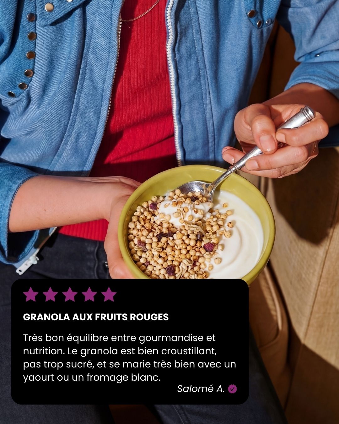 Granola aux Fruits Rouges