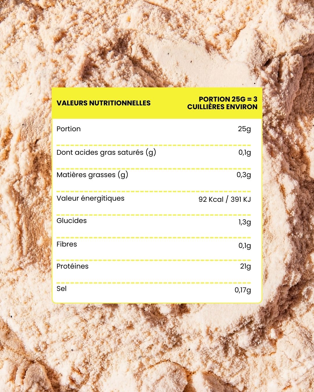 Whey protein isolate arôme Vanille