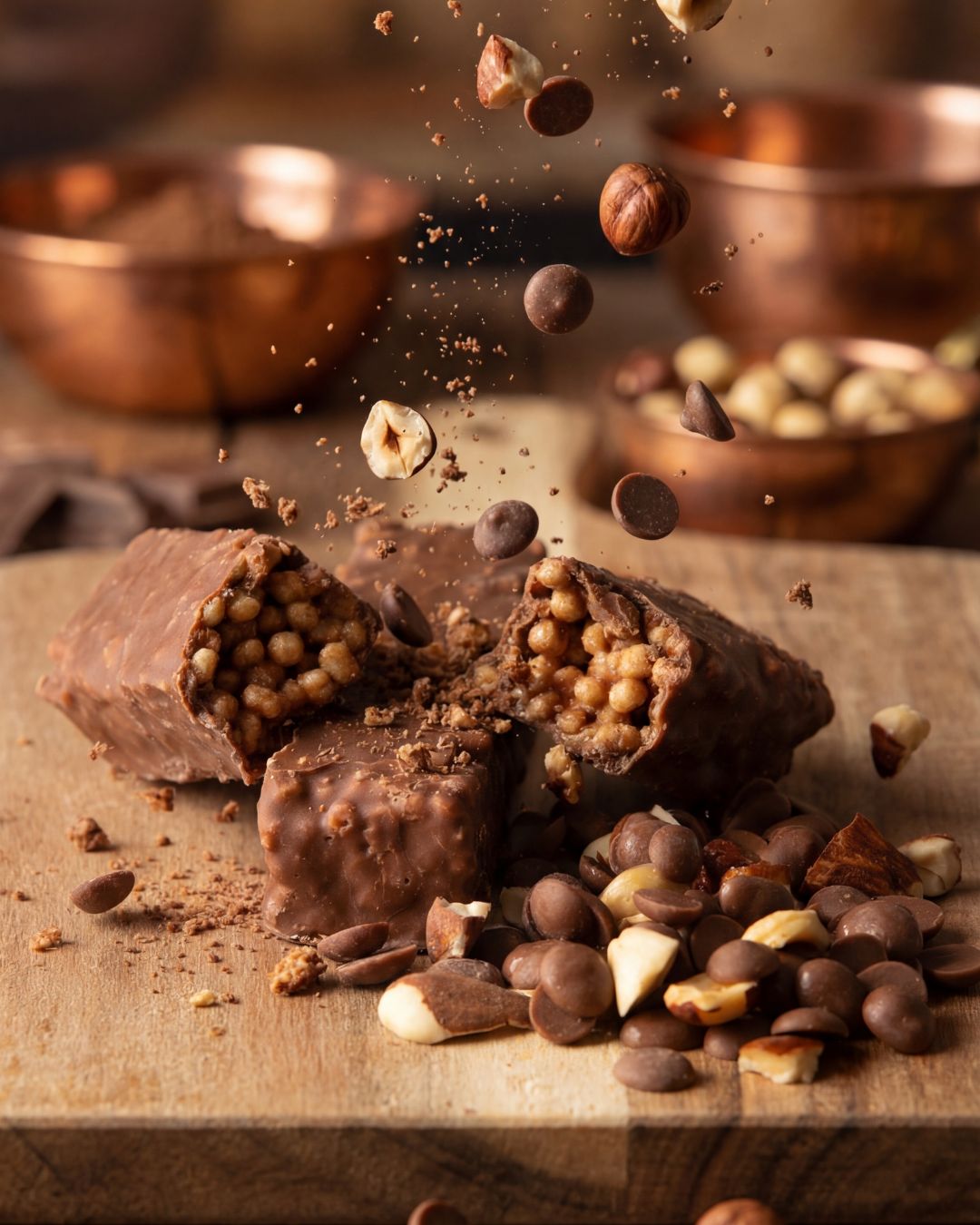 Barre Snack Arôme Chocolat Praliné
