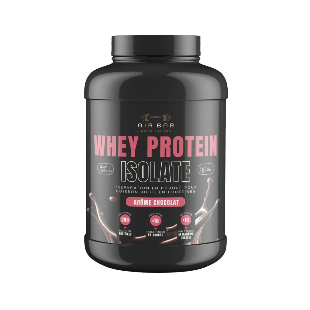 Whey protein isolate chocolate flavor