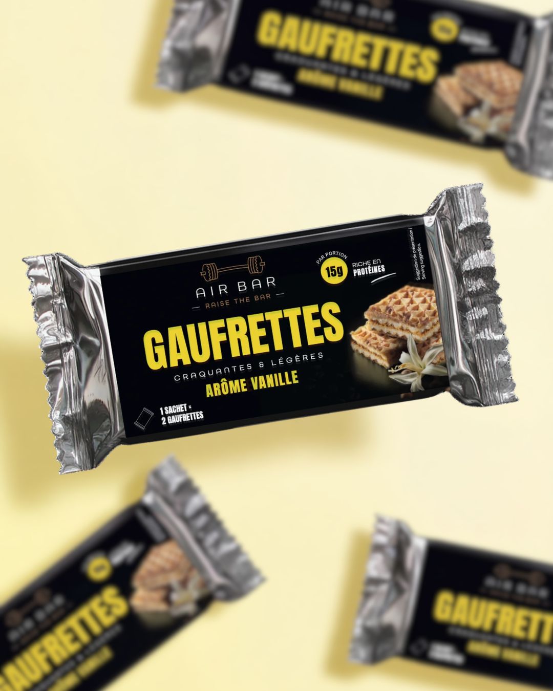 Gaufrettes arôme Vanille