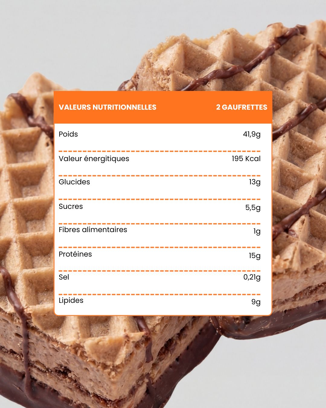 Gaufrettes arôme Moka