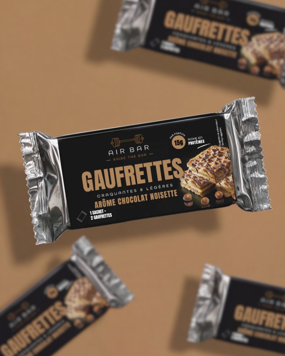 Gaufrettes arôme Chocolat Noisette