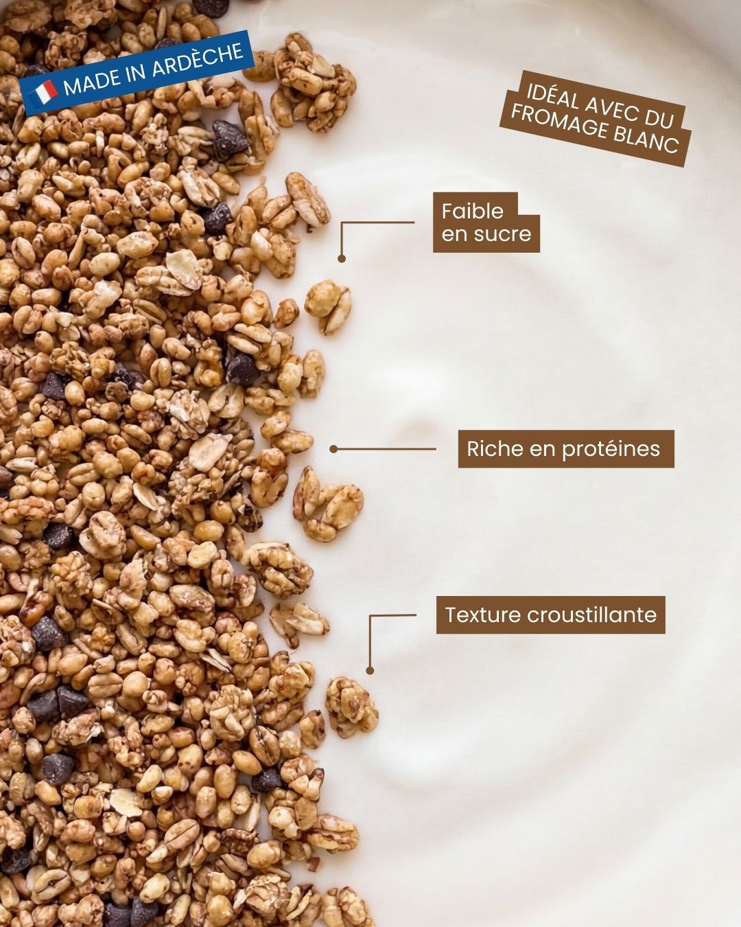 Granola arôme Chocolat Caramel