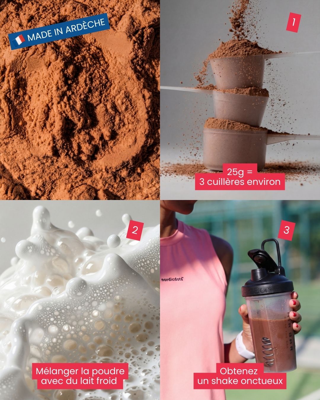 Whey protein isolate arôme Chocolat