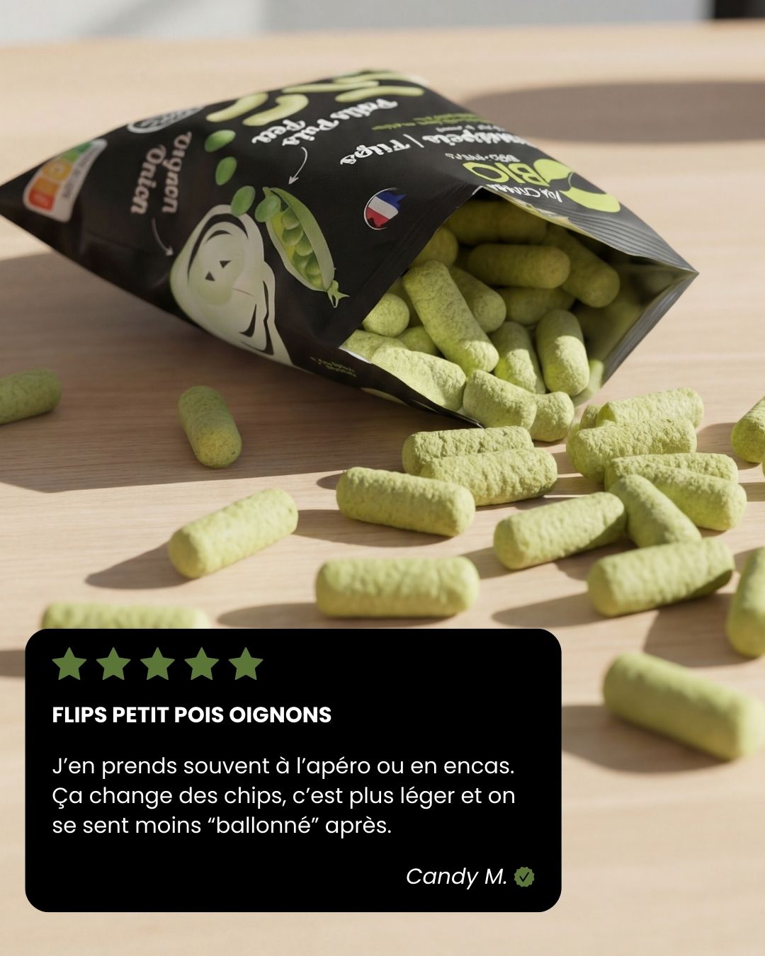 Flips Petit Pois Oignons