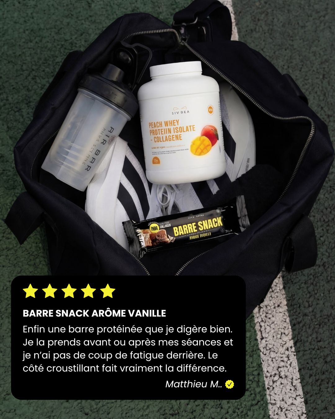 Barre Snack arôme Vanille