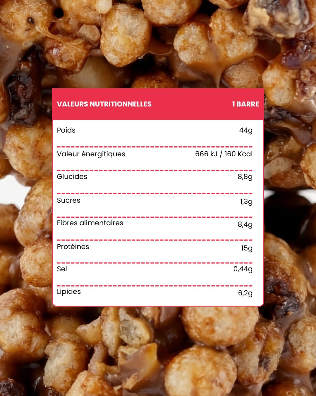 Barre Snack arôme Chocolat