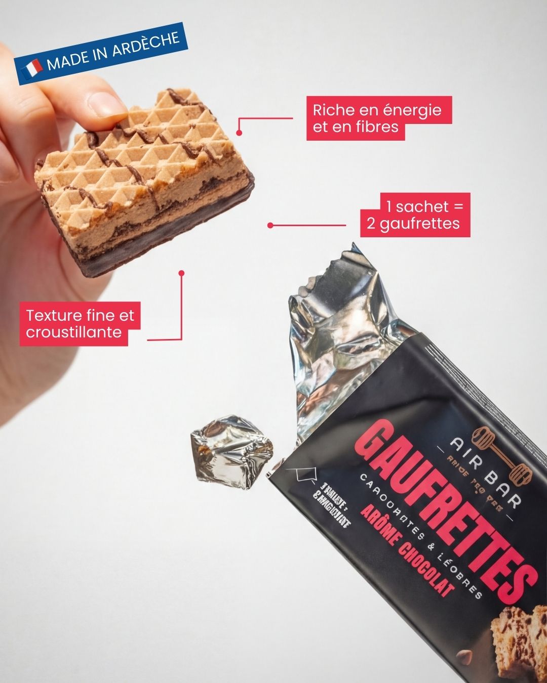 Gaufrettes arôme Chocolat