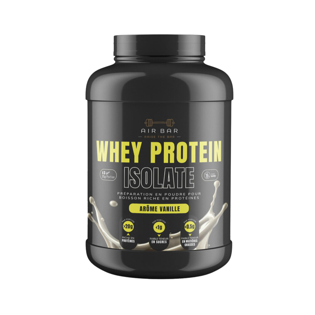 Whey protein isolate arôme Vanille
